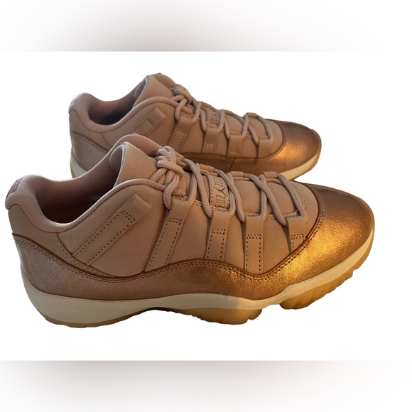 Women's Rose Gold Air Jordan 11 Retro Low